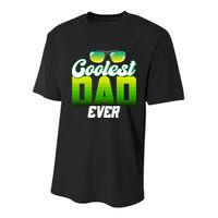 Cute Coolest Dad Around Worlds Coolest Dad Ever Coolest Dad Gift Youth Performance Sprint T-Shirt