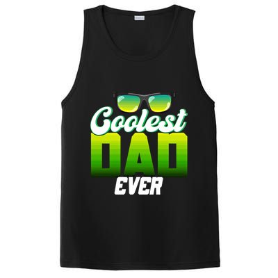 Cute Coolest Dad Around Worlds Coolest Dad Ever Coolest Dad Gift PosiCharge Competitor Tank