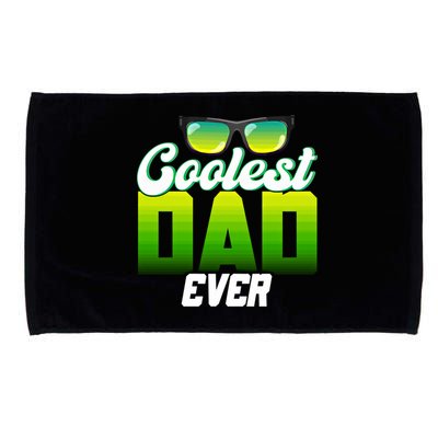 Cute Coolest Dad Around Worlds Coolest Dad Ever Coolest Dad Gift Microfiber Hand Towel