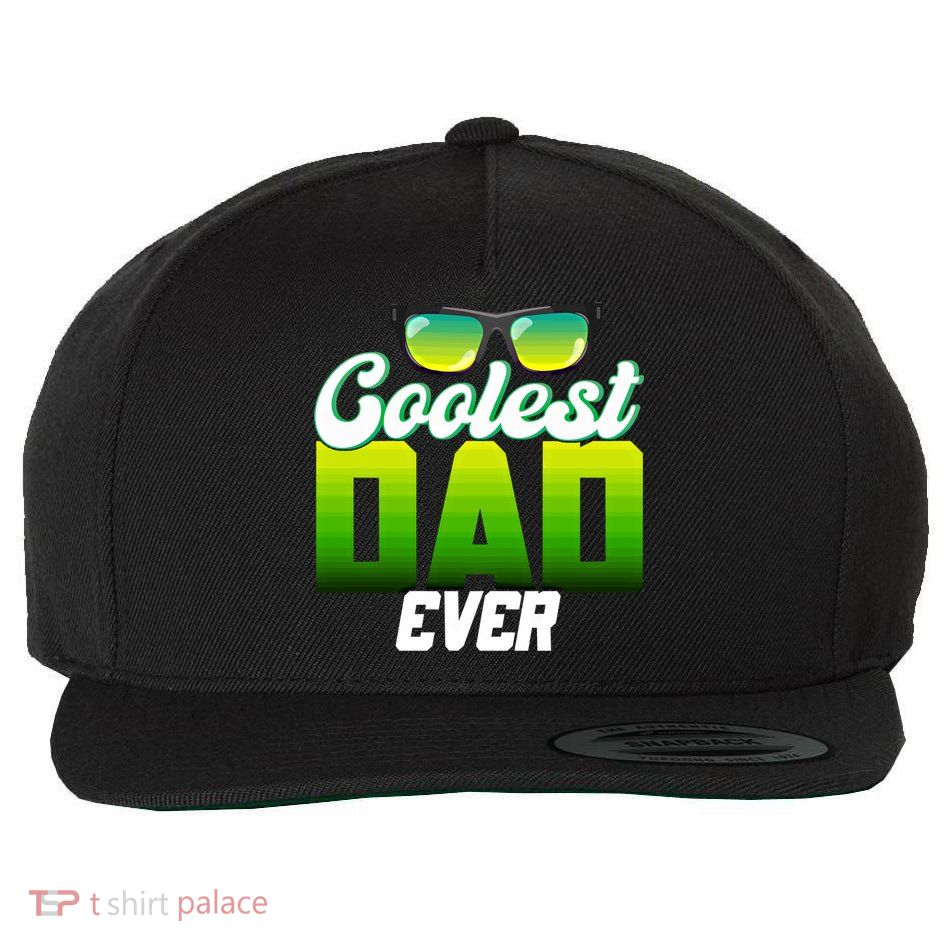 Cute Coolest Dad Around Worlds Coolest Dad Ever Coolest Dad Gift Wool Snapback Cap