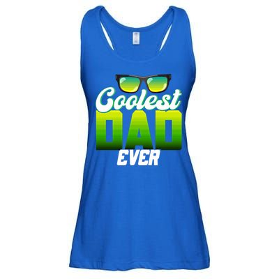 Cute Coolest Dad Around Worlds Coolest Dad Ever Coolest Dad Gift Ladies Essential Flowy Tank