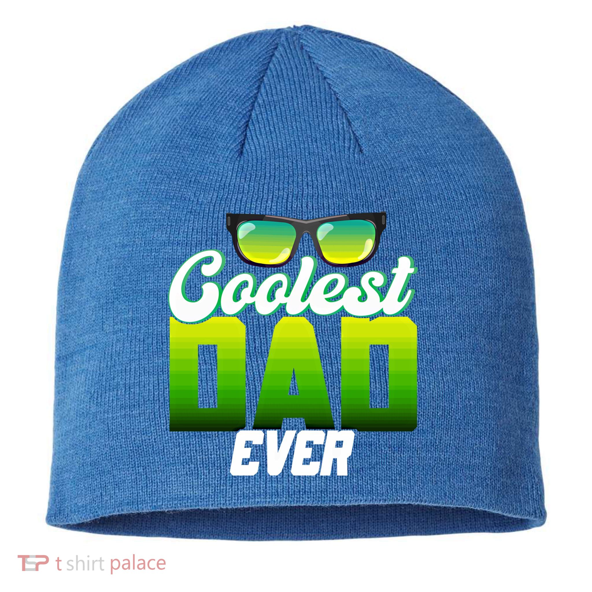 Cute Coolest Dad Around Worlds Coolest Dad Ever Coolest Dad Gift Sustainable Beanie