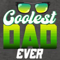 Cute Coolest Dad Around Worlds Coolest Dad Ever Coolest Dad Gift Vector Backpack