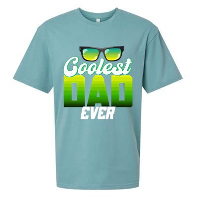 Cute Coolest Dad Around Worlds Coolest Dad Ever Coolest Dad Gift Sueded Cloud Jersey T-Shirt
