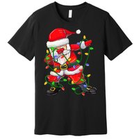 Cute Christmas Dabbing Santa Lights Premium T-Shirt