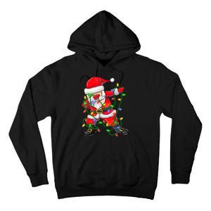 Cute Christmas Dabbing Santa Lights Tall Hoodie