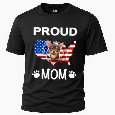 Chihuahua Chihuahua Dog Chihuahua Proud Patriot Mom Meaningful Gift Performance Shirt