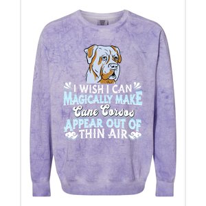 Cane Corso Dog Breed Funny Gift Pet Owner Magical Cane Corso Gift Colorblast Crewneck Sweatshirt