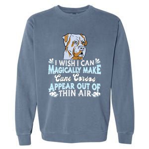 Cane Corso Dog Breed Funny Gift Pet Owner Magical Cane Corso Gift Garment-Dyed Sweatshirt