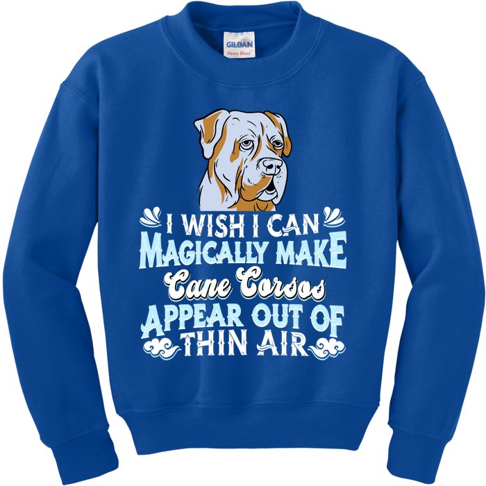 Cane Corso Dog Breed Funny Gift Pet Owner Magical Cane Corso Gift Kids Sweatshirt