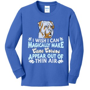 Cane Corso Dog Breed Funny Gift Pet Owner Magical Cane Corso Gift Kids Long Sleeve Shirt