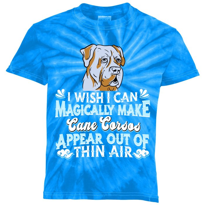 Cane Corso Dog Breed Funny Gift Pet Owner Magical Cane Corso Gift Kids Tie-Dye T-Shirt