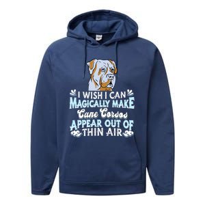 Cane Corso Dog Breed Funny Gift Pet Owner Magical Cane Corso Gift Performance Fleece Hoodie