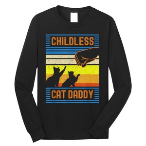 Childless Cat Daddy 2024 For President Matching Parents Long Sleeve Shirt