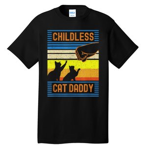 Childless Cat Daddy 2024 For President Matching Parents Tall T-Shirt