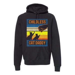 Childless Cat Daddy 2024 For President Matching Parents Premium Hoodie