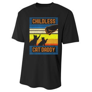 Childless Cat Daddy 2024 For President Matching Parents Performance Sprint T-Shirt