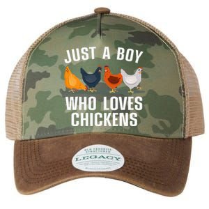 Cute Chicken Design For Farming Chicken Lover Legacy Tie Dye Trucker Hat