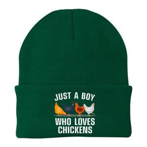 Cute Chicken Design For Farming Chicken Lover Knit Cap Winter Beanie