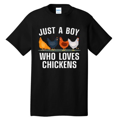 Cute Chicken Design For Farming Chicken Lover Tall T-Shirt