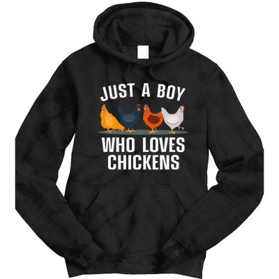 Cute Chicken Design For Farming Chicken Lover Tie Dye Hoodie