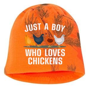 Cute Chicken Design For Farming Chicken Lover Kati - Camo Knit Beanie