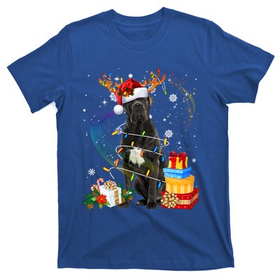 Cane Corso Dog Christmas Reindeer Santa Lights Dogs Xmas Gift T-Shirt