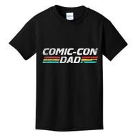 C.O.M.I.C Con Dad 80S Retro Style Distressed Kids T-Shirt