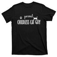 Childless Cat Dudes Scat Dad Proud Childless Cat Guy T-Shirt