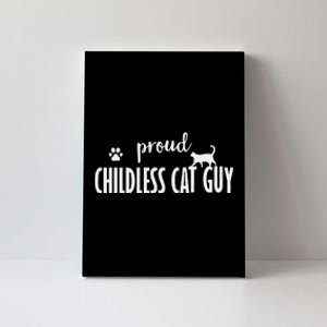 Childless Cat Dudes Scat Dad Proud Childless Cat Guy Canvas