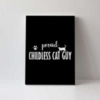 Childless Cat Dudes Scat Dad Proud Childless Cat Guy Canvas