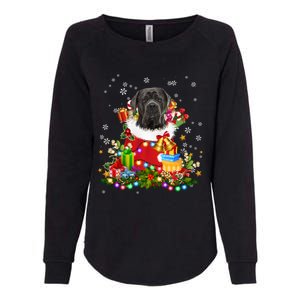 Cane Corso Dog Christmas Tree Lights Pajamas Xmas Matching Great Gift Womens California Wash Sweatshirt