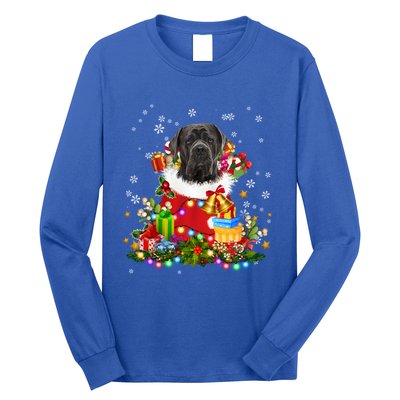 Cane Corso Dog Christmas Tree Lights Pajamas Xmas Matching Great Gift Long Sleeve Shirt