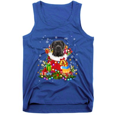 Cane Corso Dog Christmas Tree Lights Pajamas Xmas Matching Great Gift Tank Top