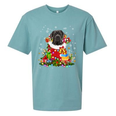 Cane Corso Dog Christmas Tree Lights Pajamas Xmas Matching Great Gift Sueded Cloud Jersey T-Shirt