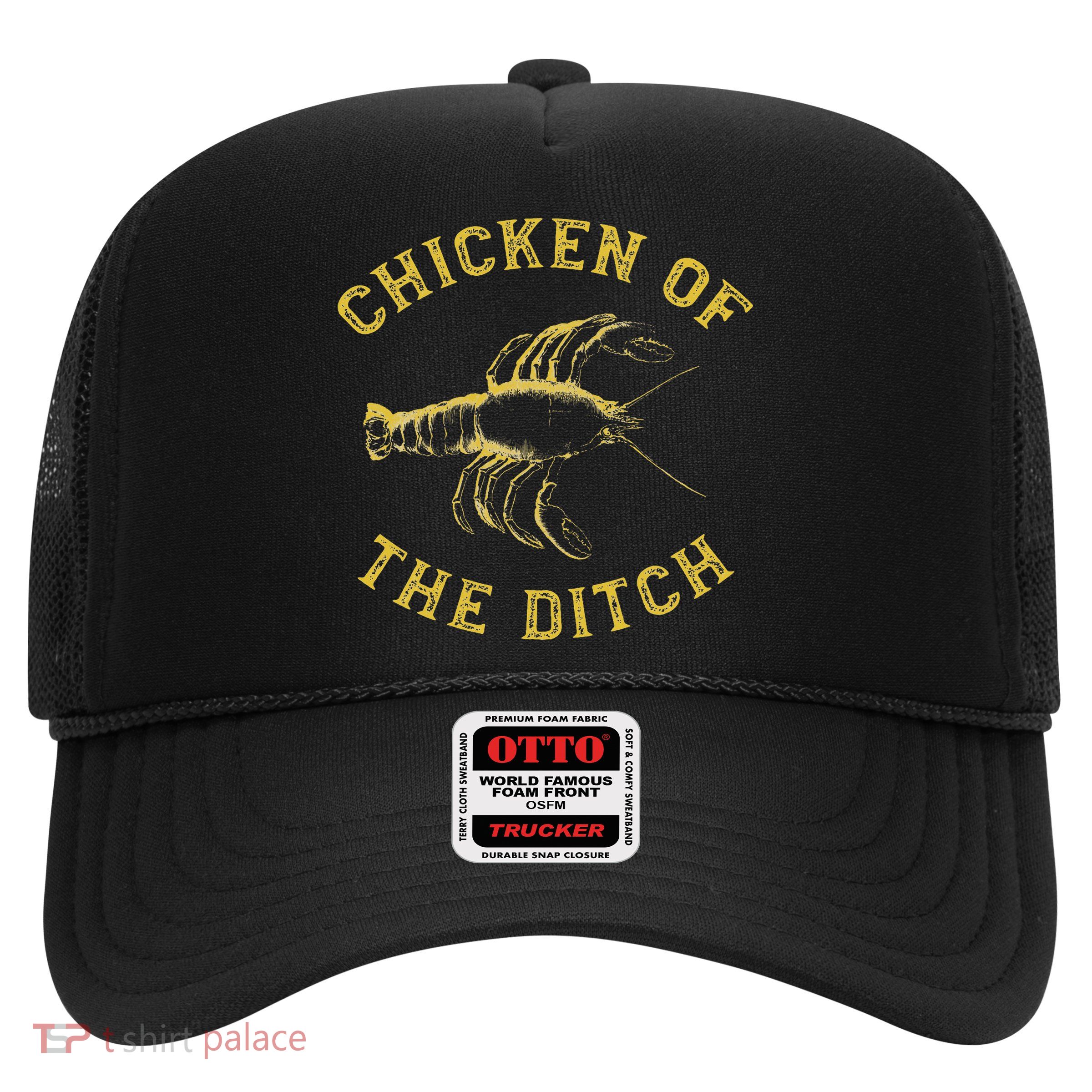 Crawfish Chicken Ditch Retro Cajun Food Gif Trucker Hat