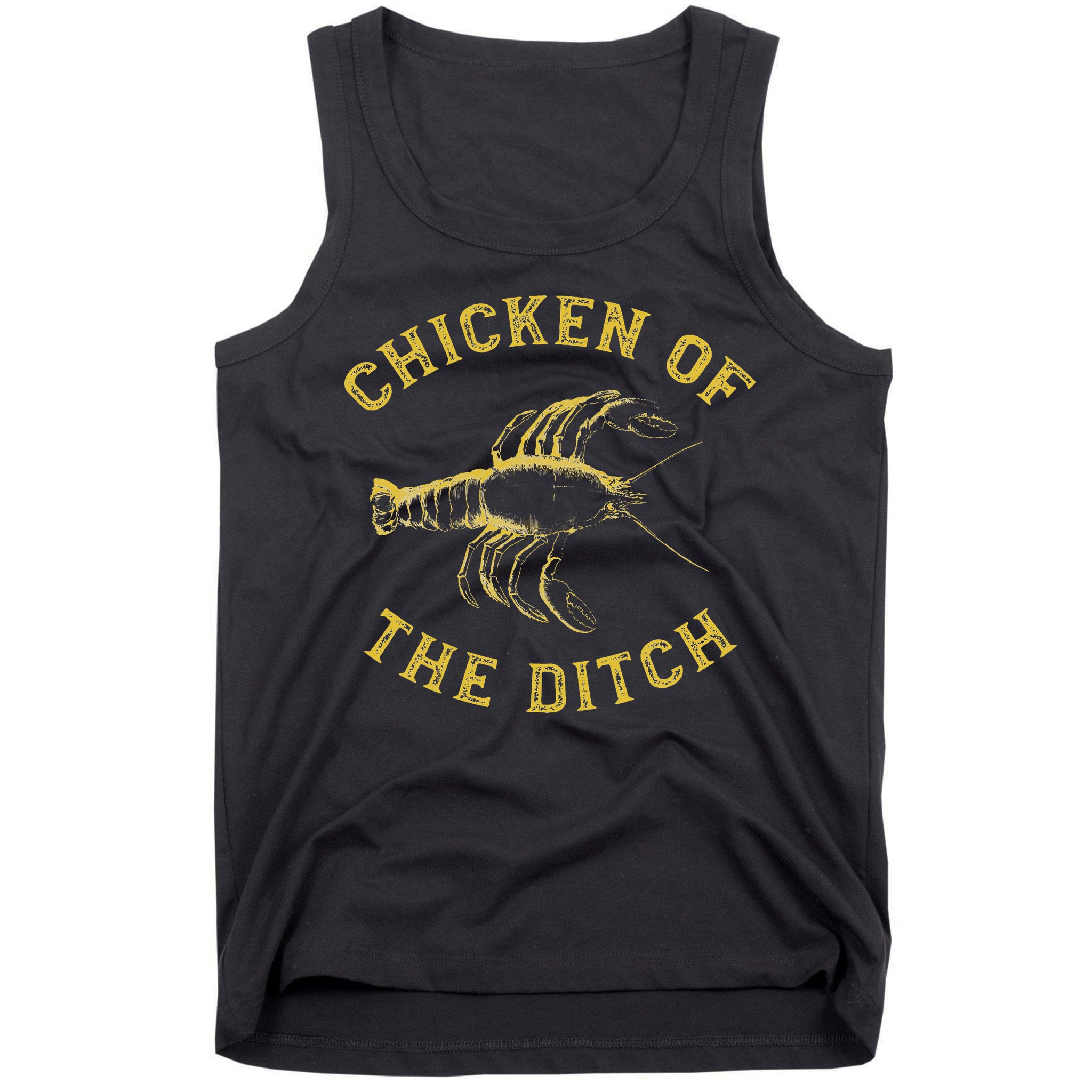 Crawfish Chicken Ditch Retro Cajun Food Gif Tank Top