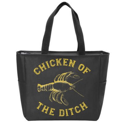 Crawfish Chicken Ditch Retro Cajun Food Gif Zip Tote Bag