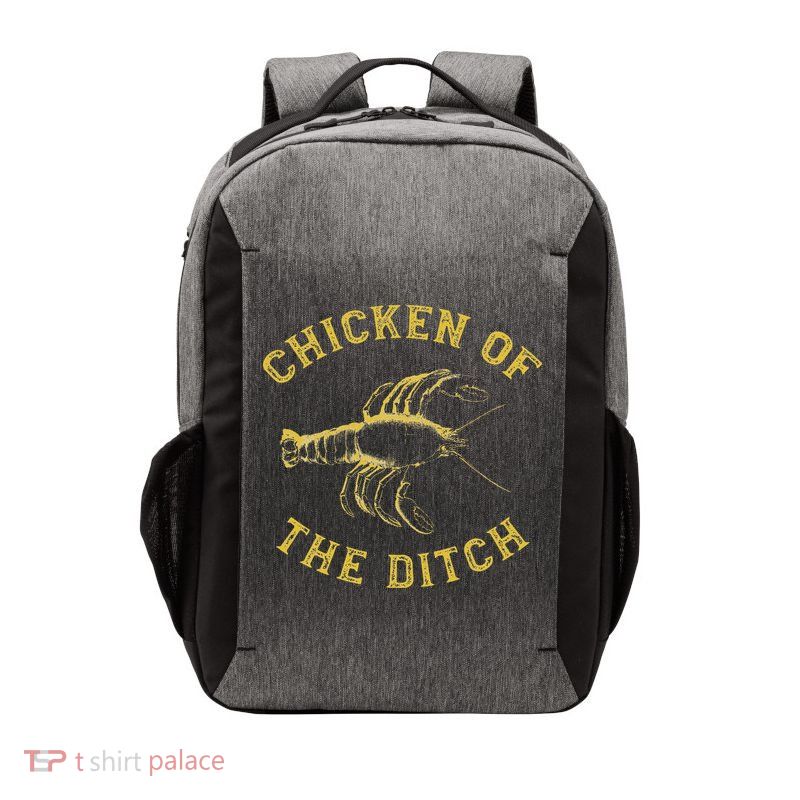Crawfish Chicken Ditch Retro Cajun Food Gif Vector Backpack