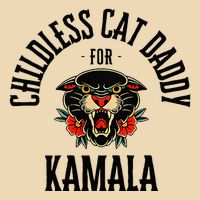 Childless Cat Daddy For Kamala Against Fascism Feminist Zip Tote Bag