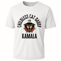 Childless Cat Daddy For Kamala Against Fascism Feminist Cooling Performance Crew T-Shirt