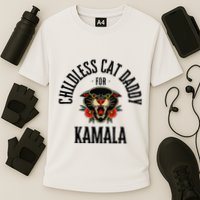 Childless Cat Daddy For Kamala Against Fascism Feminist Cooling Performance Crew T-Shirt