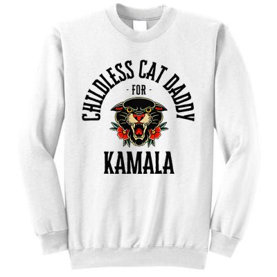 Childless Cat Daddy For Kamala Against Fascism Feminist Sweatshirt