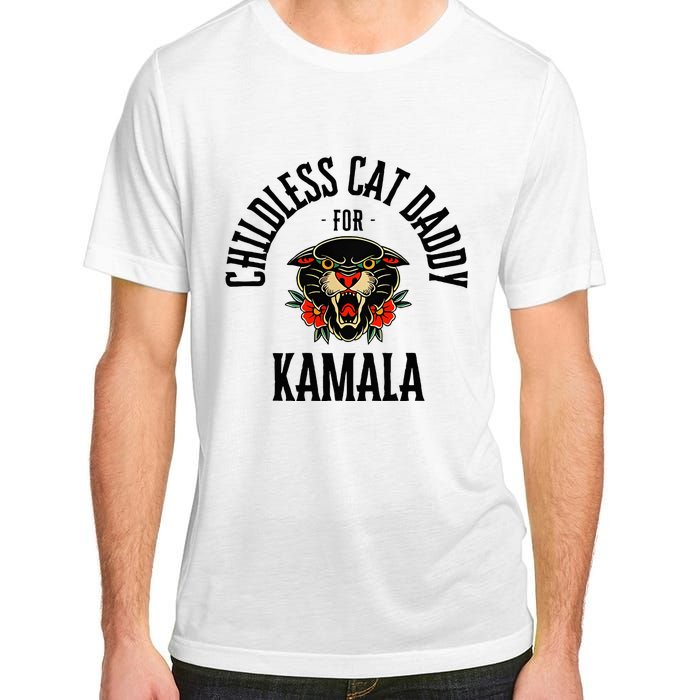 Childless Cat Daddy For Kamala Against Fascism Feminist Adult ChromaSoft Performance T-Shirt