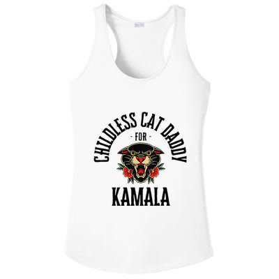 Childless Cat Daddy For Kamala Against Fascism Feminist Ladies PosiCharge Competitor Racerback Tank