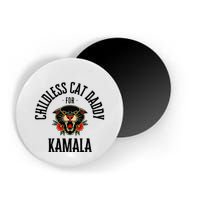 Childless Cat Daddy For Kamala Against Fascism Feminist Magnet