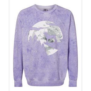 Cane Corso Dog Full Moon At Night Pet Owner Cane Corso Colorblast Crewneck Sweatshirt