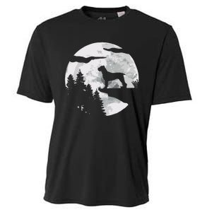 Cane Corso Dog Full Moon At Night Pet Owner Cane Corso Cooling Performance Crew T-Shirt