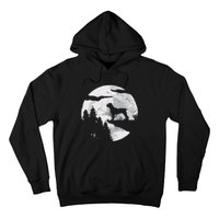 Cane Corso Dog Full Moon At Night Pet Owner Cane Corso Hoodie