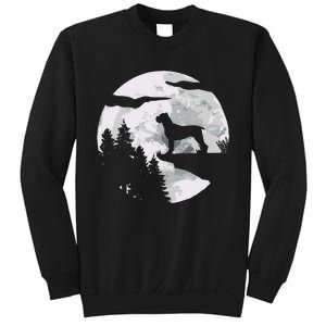 Cane Corso Dog Full Moon At Night Pet Owner Cane Corso Sweatshirt